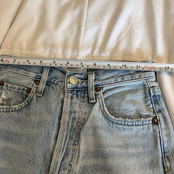 Agolde Riley High Rise Straight Crop in Shatter Light Wash size 23 - Picture 12 of 15